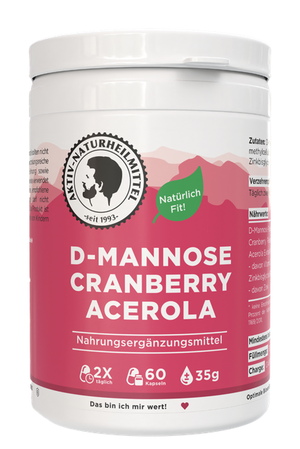 D-Mannose-Cranberry-Acerola Kapseln