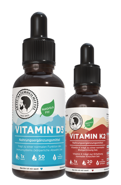 Vitamin D3 + K2 Tropfen Set